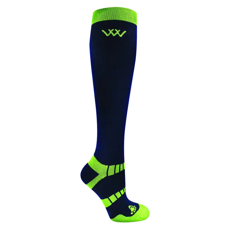 Woof Wear Winter Riding Socks Lime M